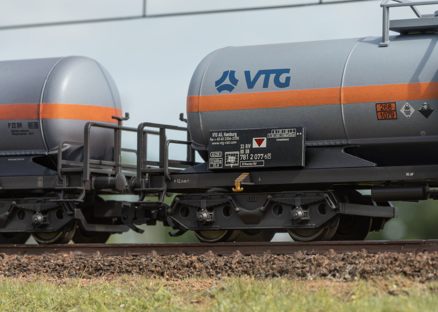 Marklin 46465 - VTG Chlorine Gas Tank Car Set, VTG, V, MHI for 39137