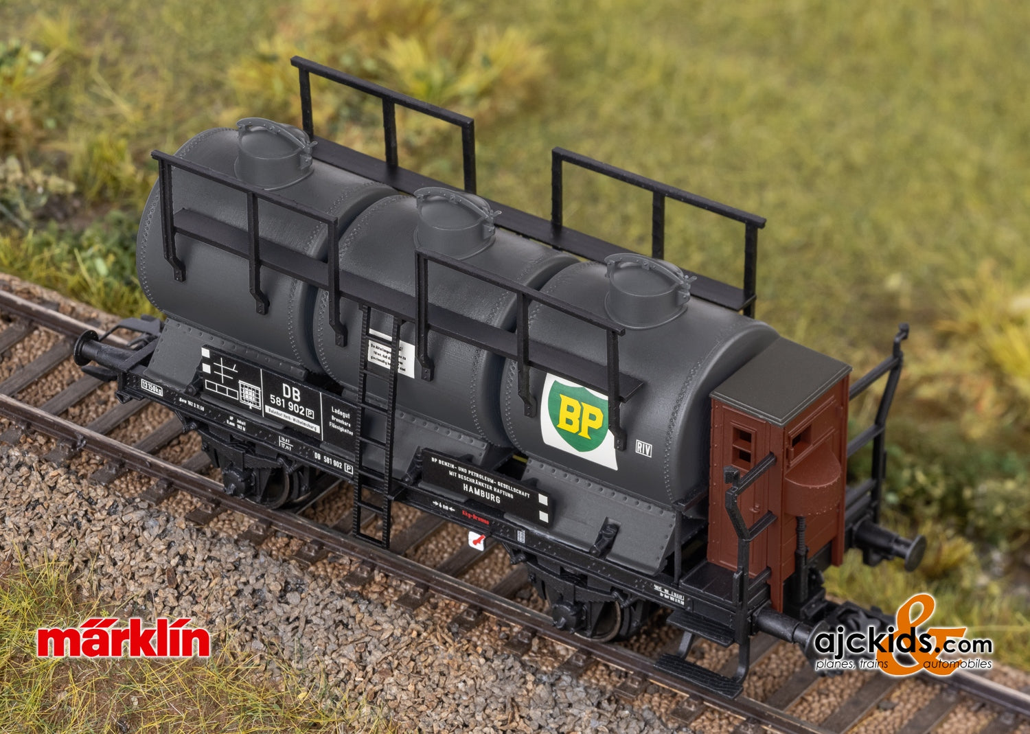 Marklin 46491 - Tank Car Set with Three Containers