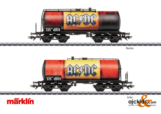 Marklin 46530 − AC/DC Tank Car “Cover You” from Marklin Model Trains