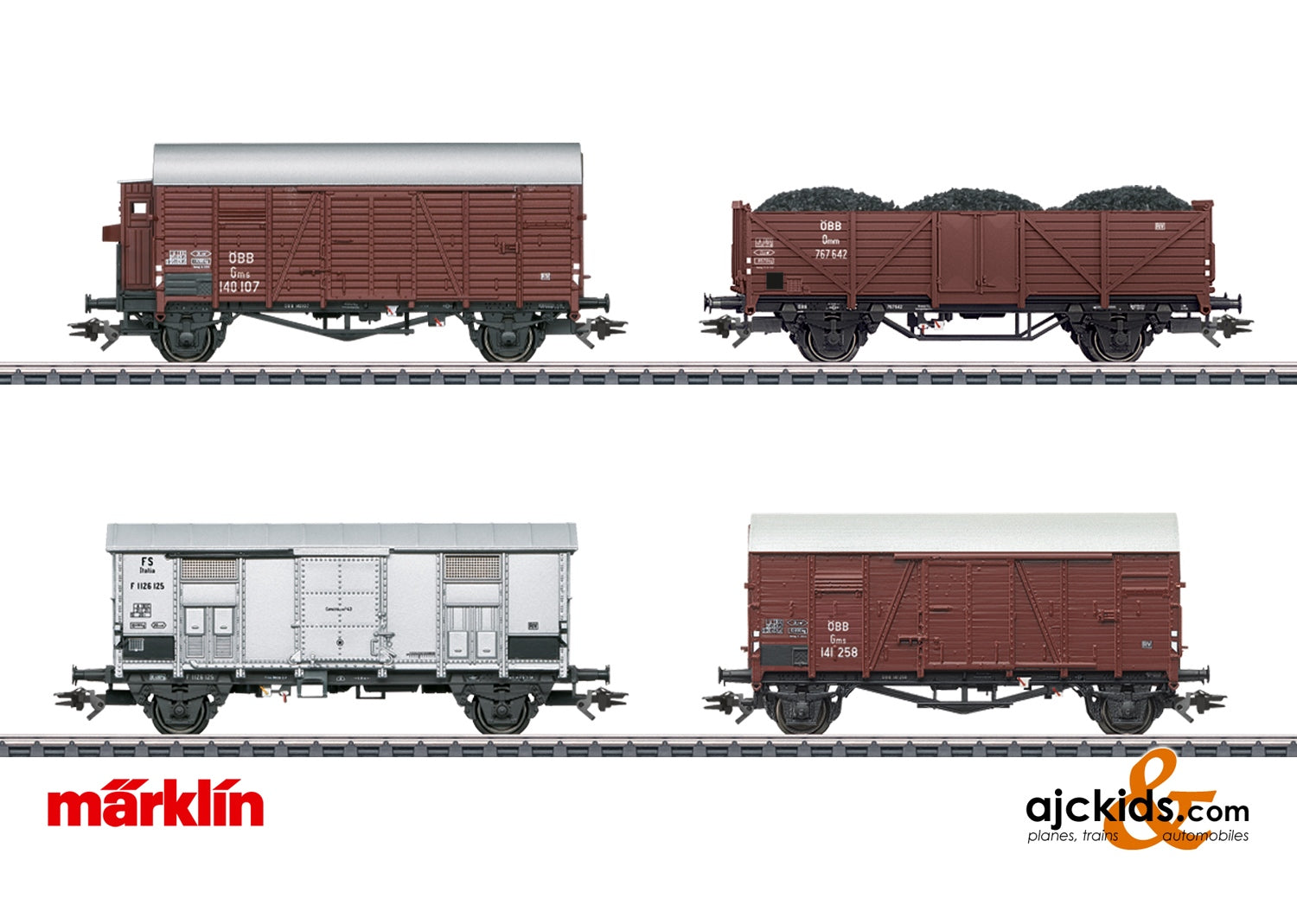 Marklin 46564 - Freight Car Set for the Class 52 Steam Locomotive at Ajckids.com