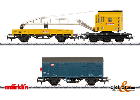 Marklin 46720 - DB AG Crane Car Set, Era VI