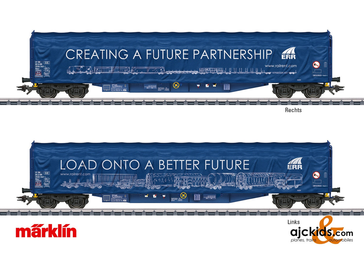 Marklin 47169 − Sliding Tarp Car, ERR, VI from Marklin Model Trains