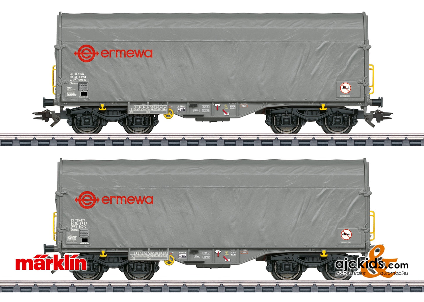 Marklin 47230 - Sliding Tarp Car Set