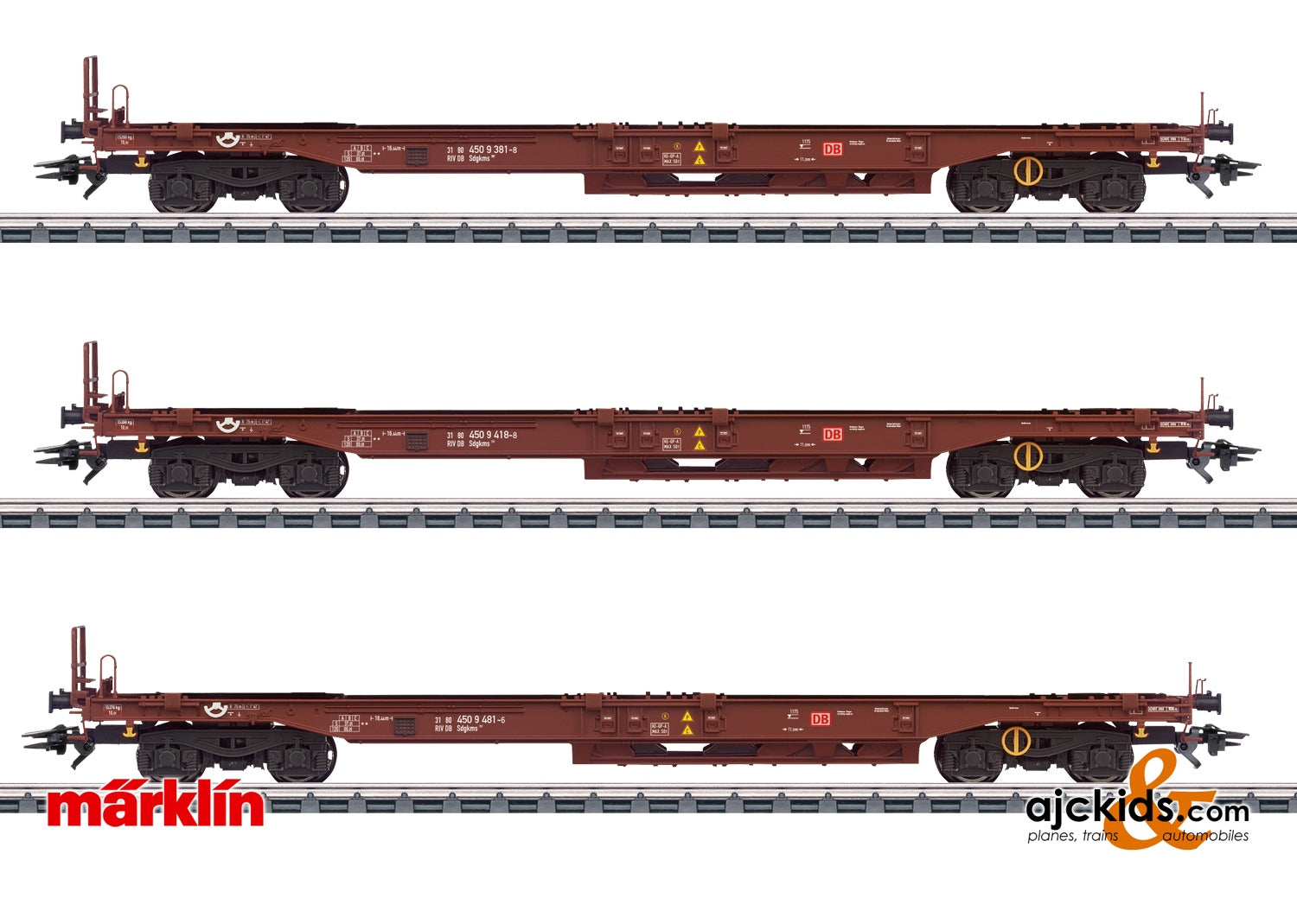 Marklin 47464 - Type Sdgkms Deep-Well Flat Car