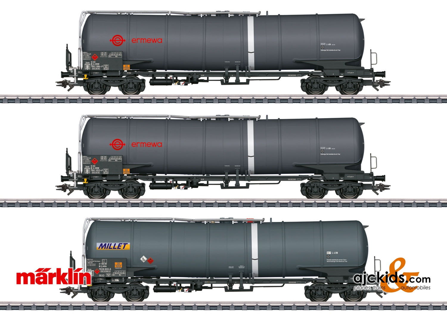 Marklin 47551 - Type Zacns Tank Car Set