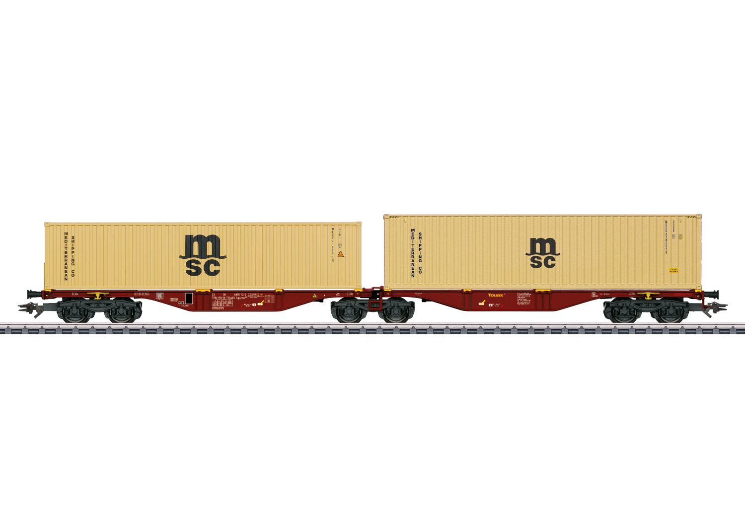 Marklin 47816 - Type Sggrss 80 Double Container Transport Car