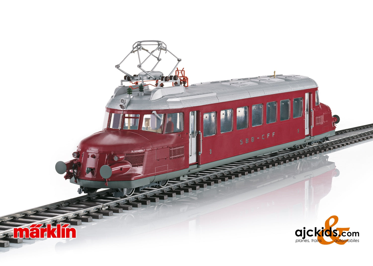 Marklin 55267 - Red Arrow Powered Rail Car at Ajckids.com