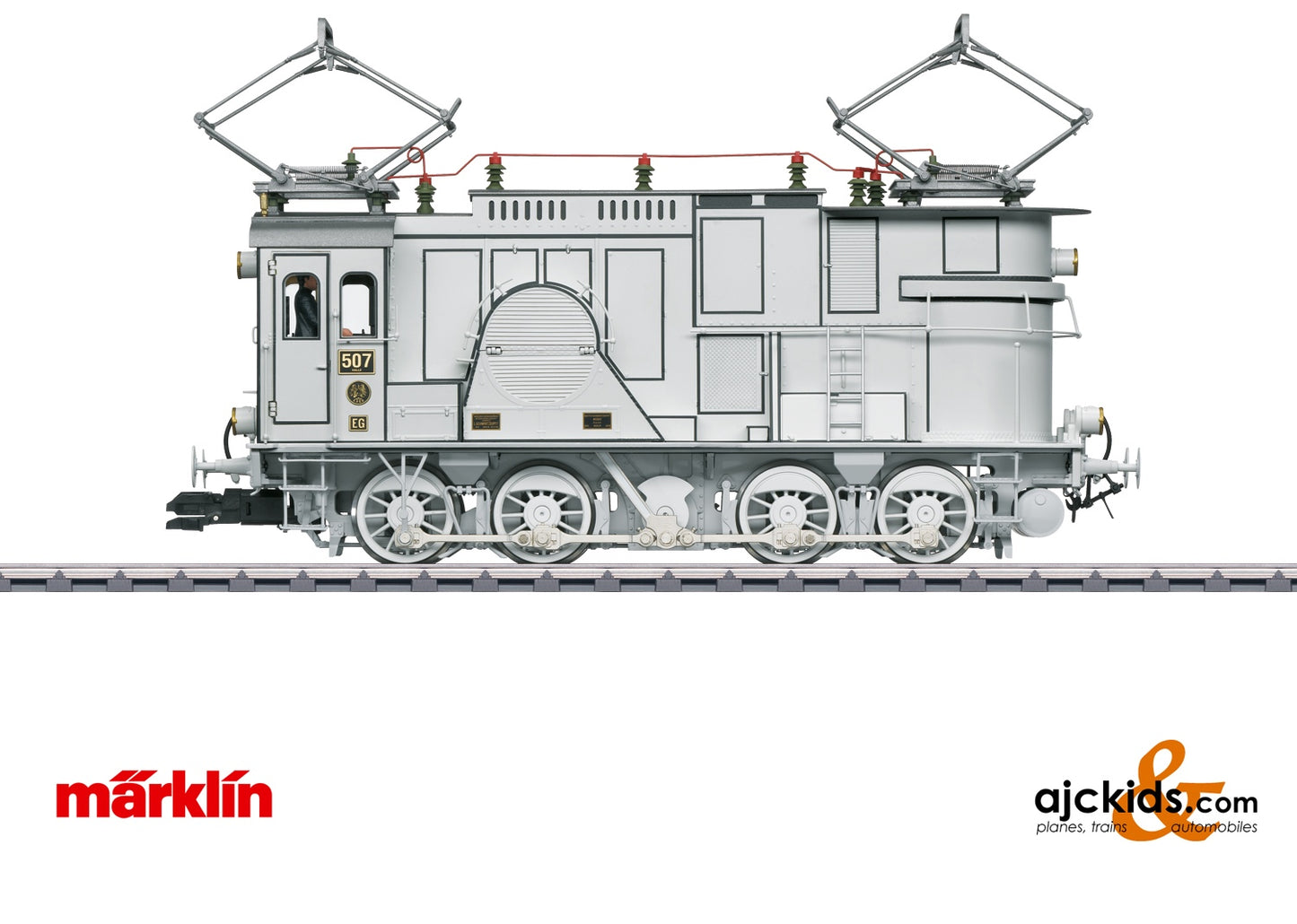 Marklin 55506 - Class EG 507 Freight Train Electric Locomotive with Photographic Gray Paint