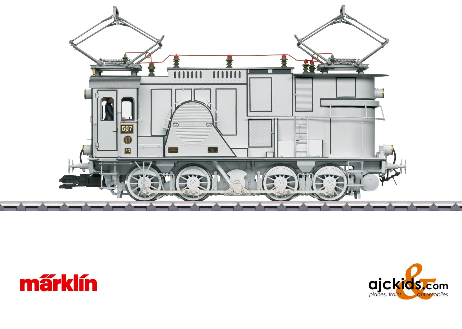 Marklin 55506 - Class EG 507 Freight Train Electric Locomotive with Photographic Gray Paint
