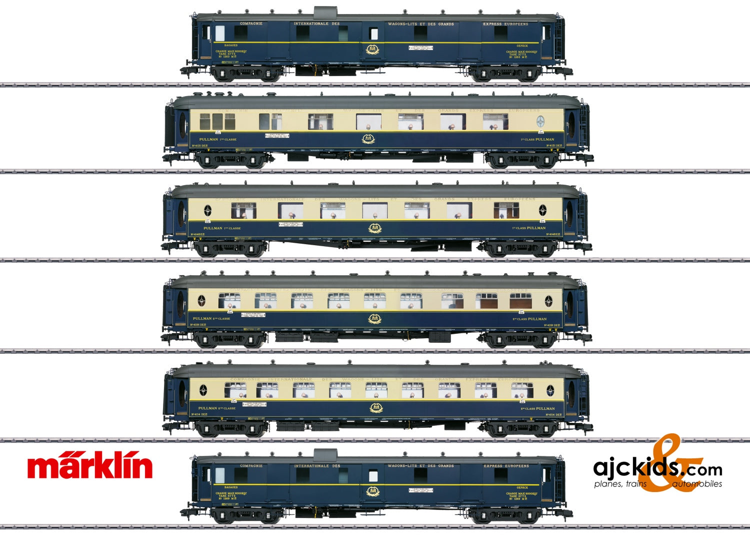 Marklin 58000 1 Gauge CIWL Car Set (6 cars)