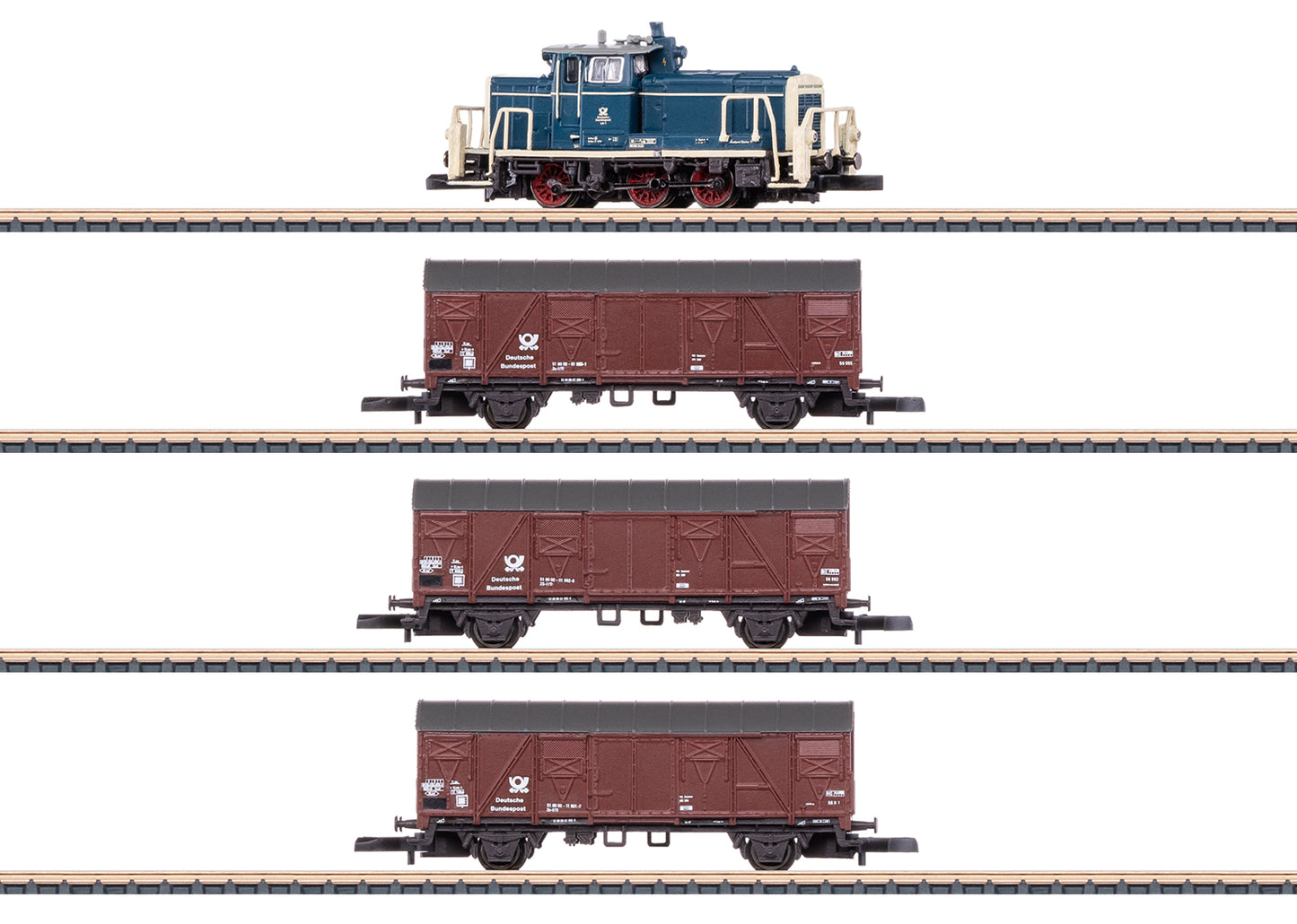 Marklin 81359 - Train set w/ BR 260, Deutsche Post, Era IV