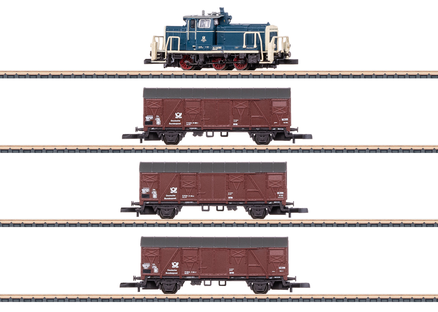 Marklin 81359 - Train set w/ BR 260, Deutsche Post, Era IV