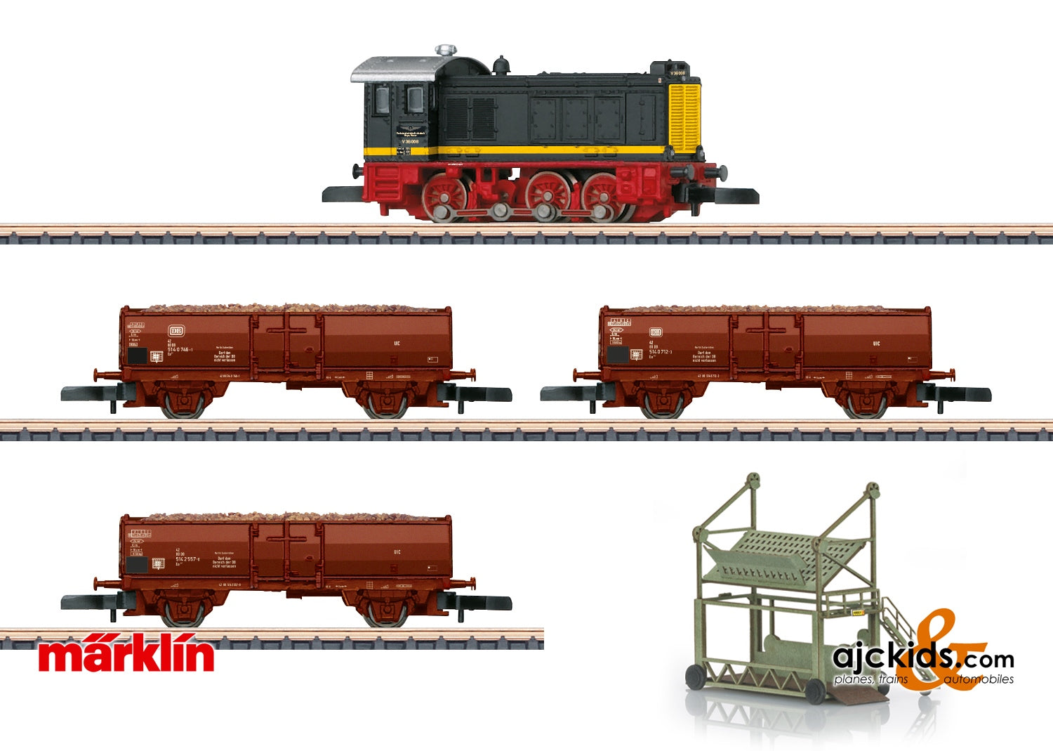 Marklin 81773 - Sugar Beet Transport Train Set with a Class V 36 at Ajckids.com