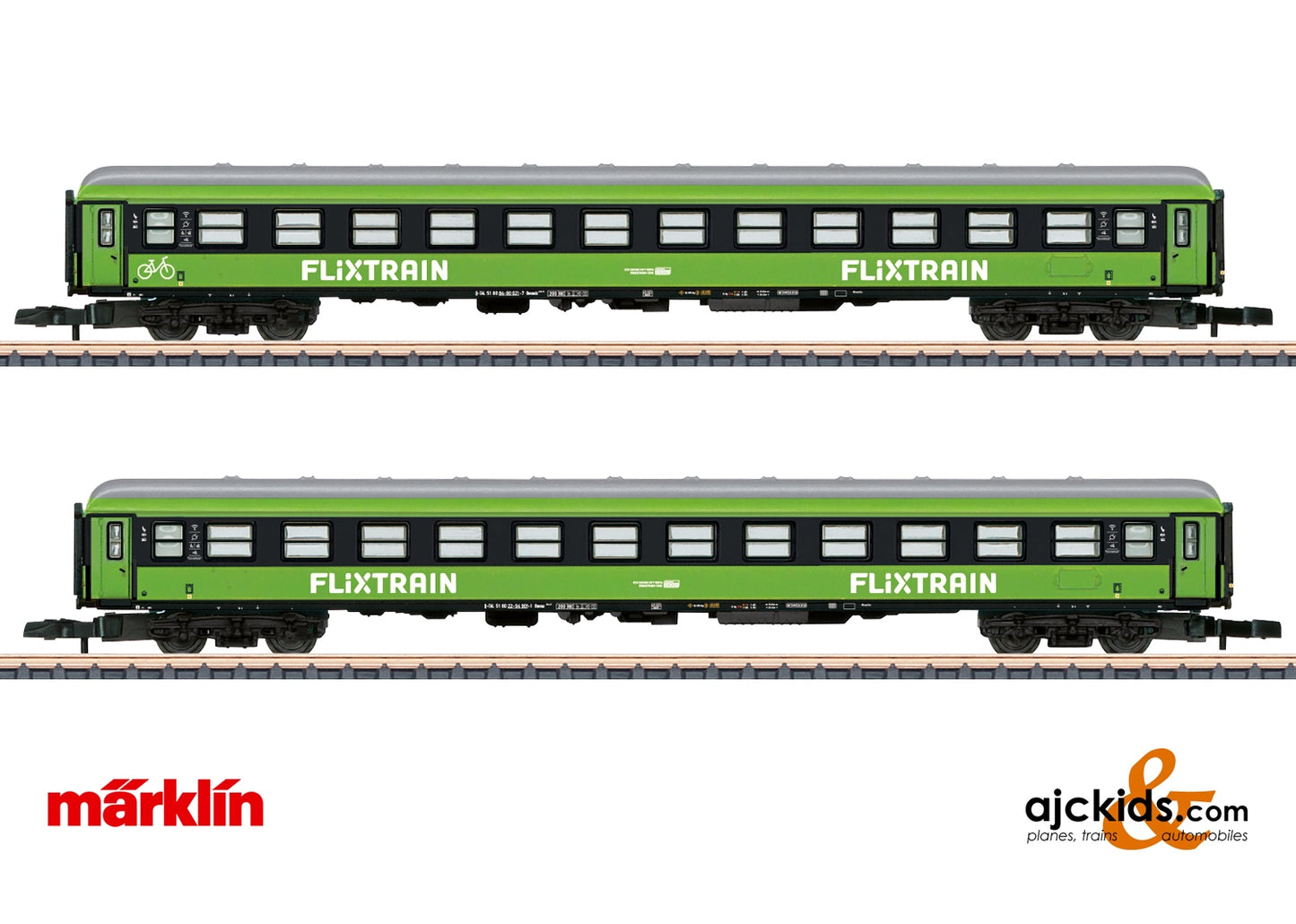 Marklin 87404 - Flixtrain Car Set 2 Era VI