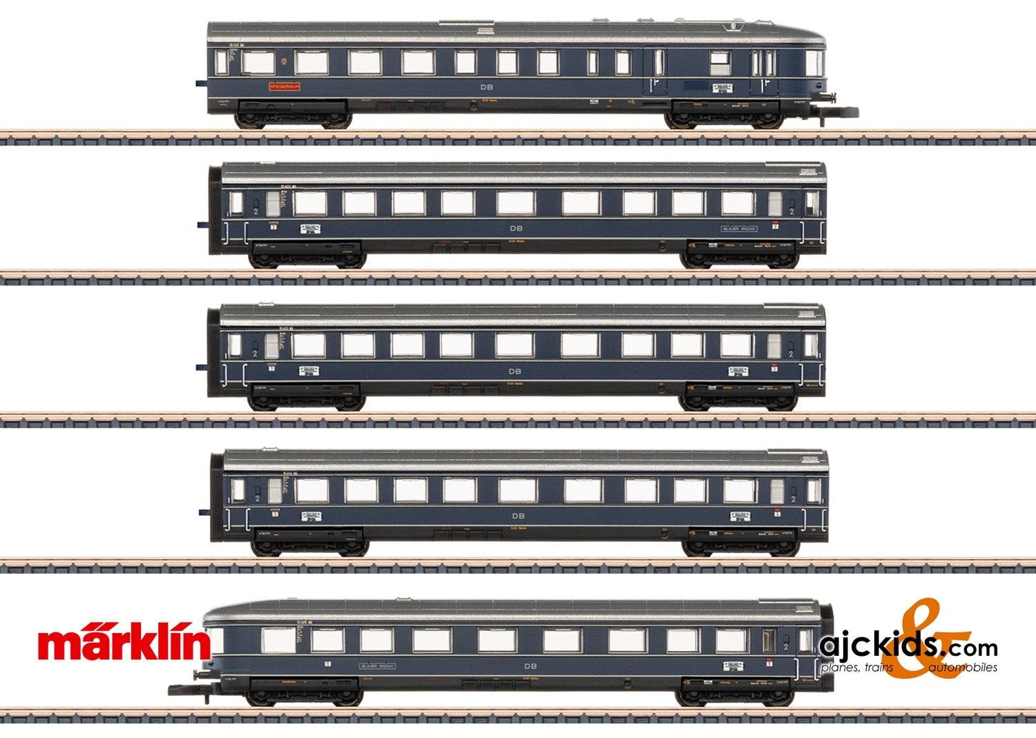 Marklin 87615 - DB Blue Gentian Car Set, III