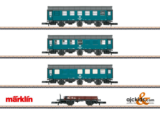 Marklin 87762 - DB Construction Train Car Set at Ajckids.com