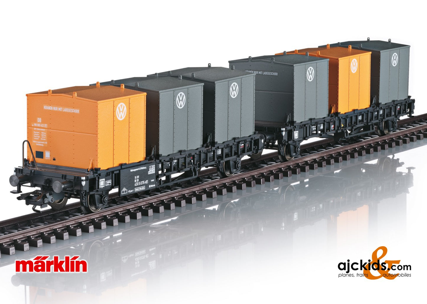 Marklin 46663 - Type Laabs Container Transport Car