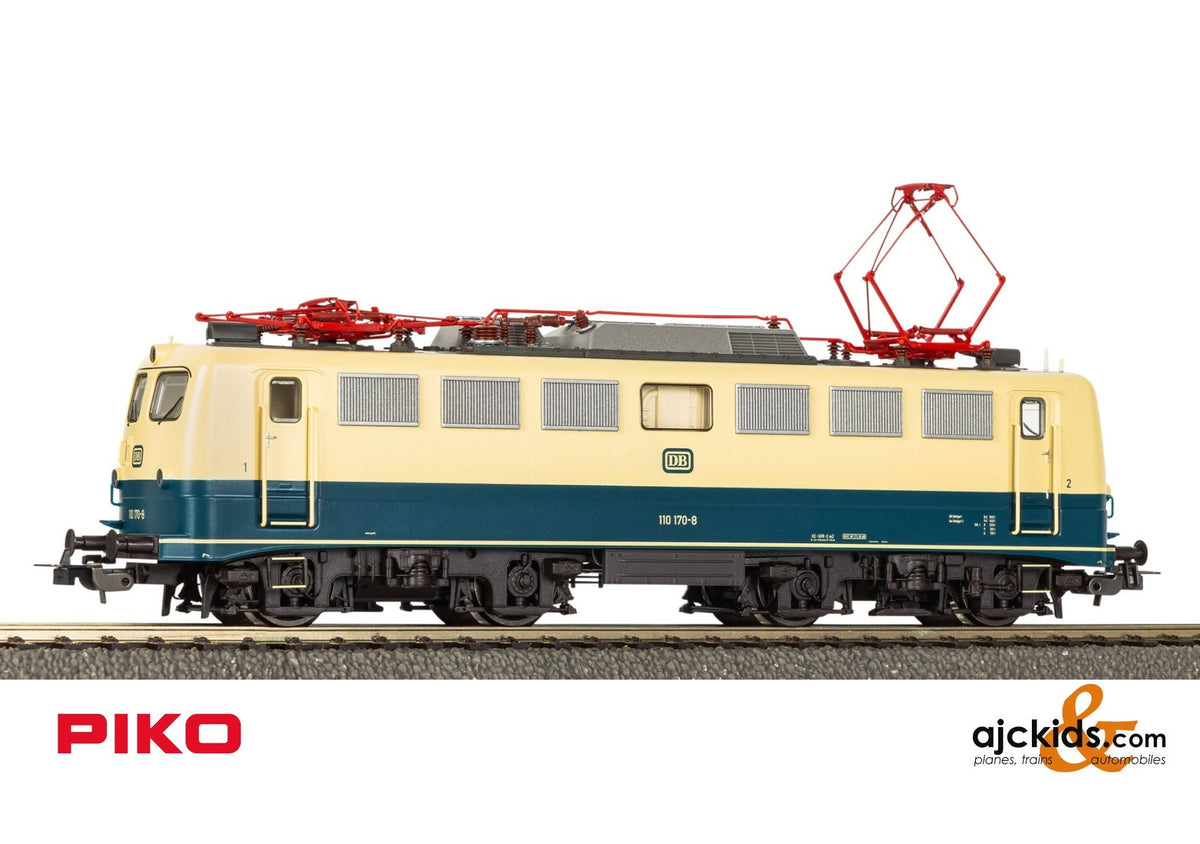 Piko 21773 BR 110 Electric Locomotive blue/beige DB IV