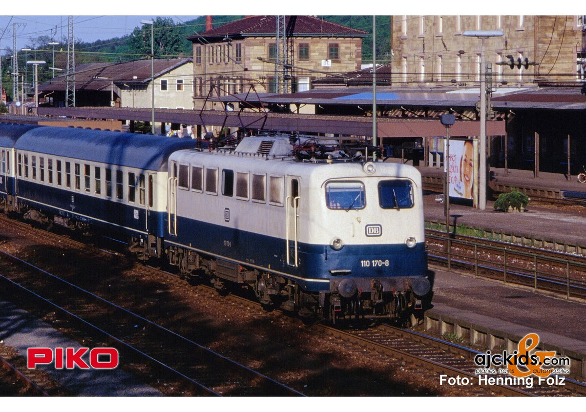 Piko 21774 BR 110 Electric Locomotive blue/beige DB IV Sound
