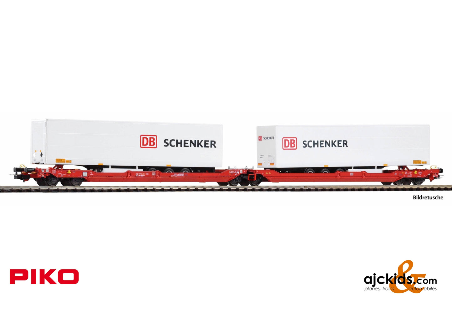 Piko 24626 - Pocket wagon T3000e with 2 "DB Schenker" trailers DB AG VI