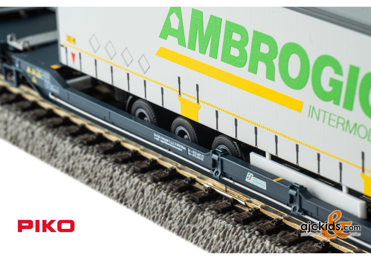Piko 24635 T3000e Intermodel Car w/2 trailers Ambrogio VI