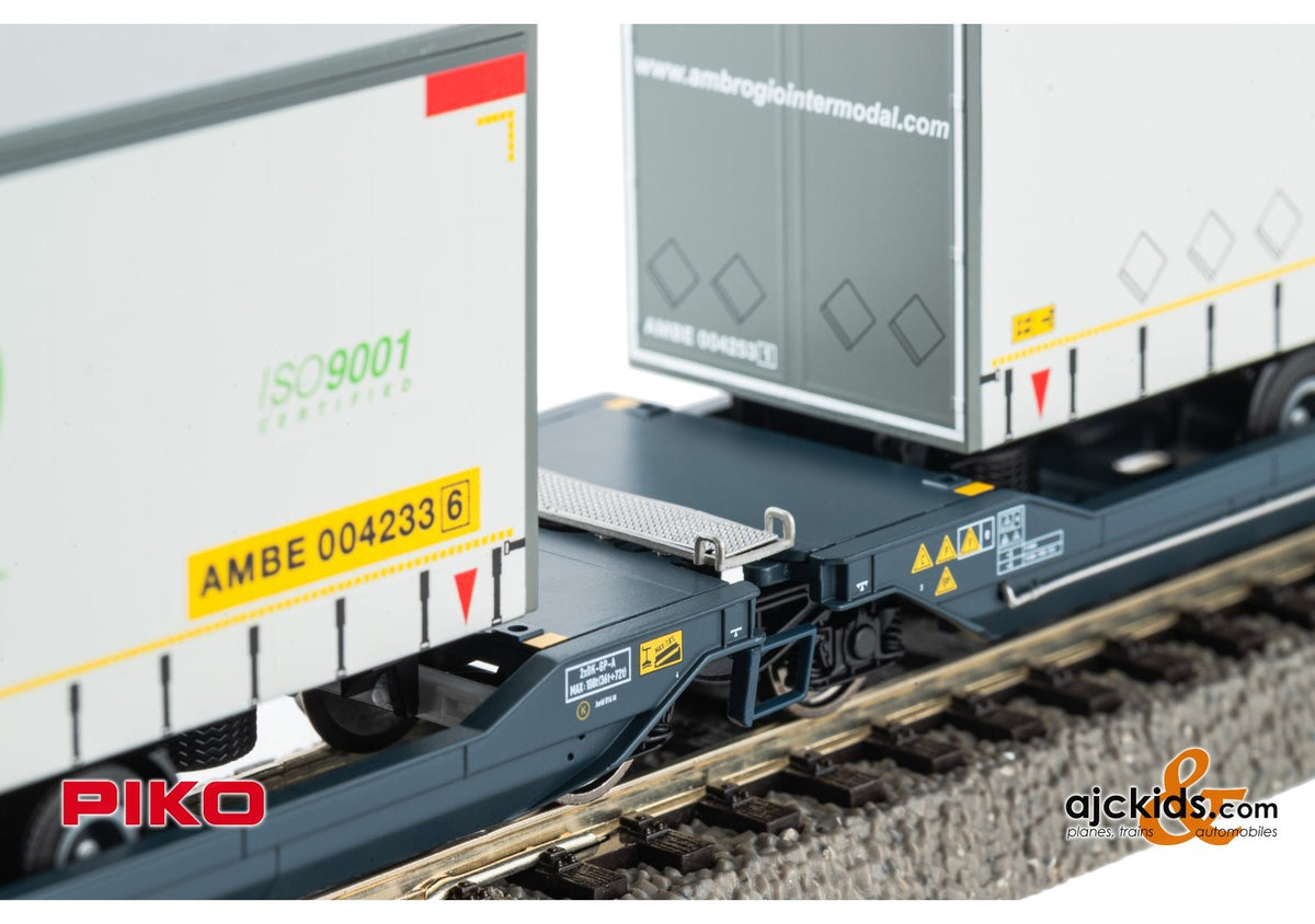 Piko 24635 T3000e Intermodel Car w/2 trailers Ambrogio VI