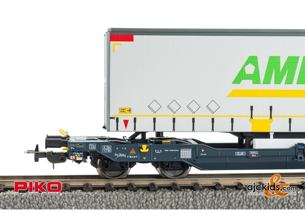 Piko 24635 T3000e Intermodel Car w/2 trailers Ambrogio VI