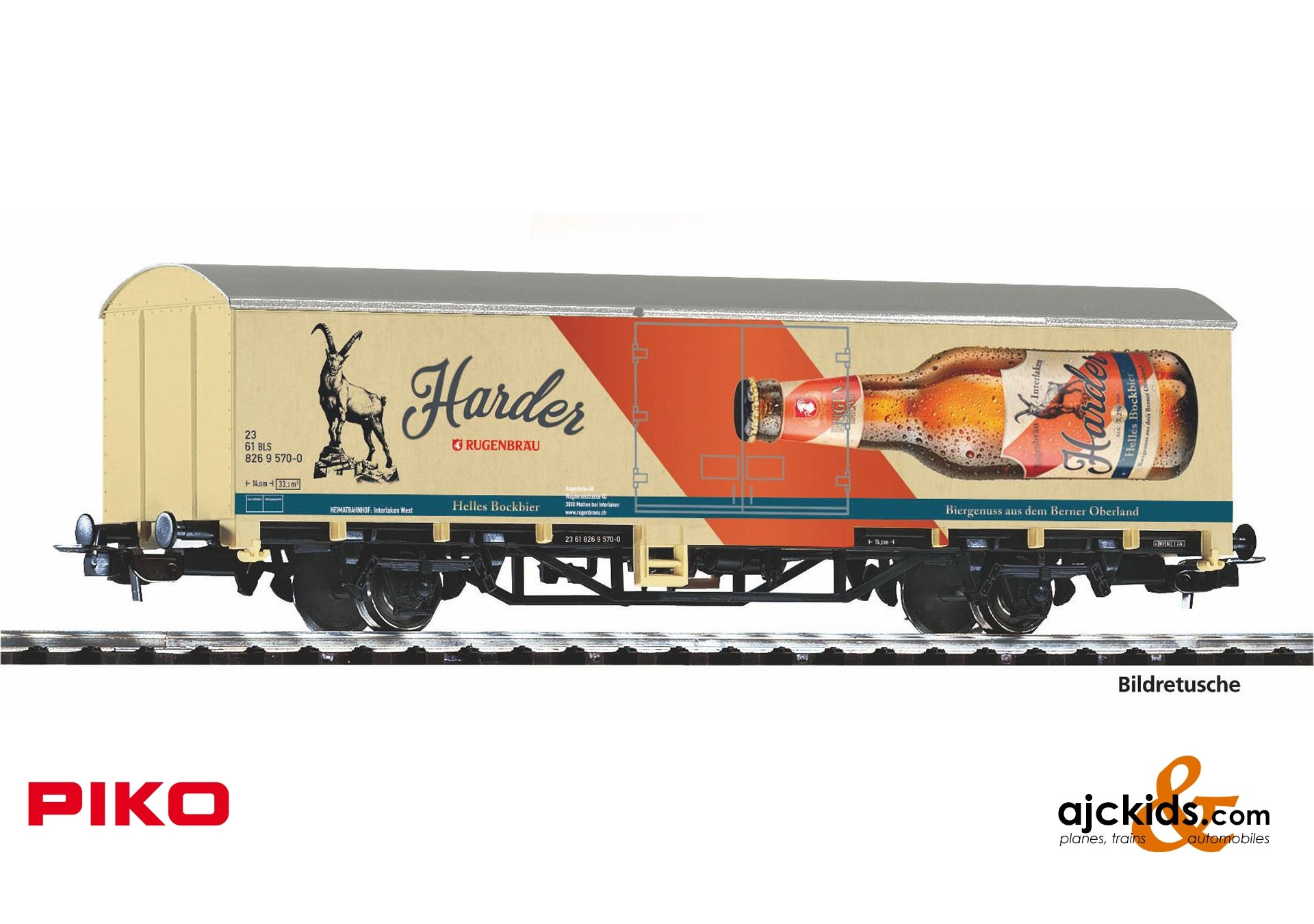 Piko 27727 - Covered freight car "Rugenbräu" BLS VI