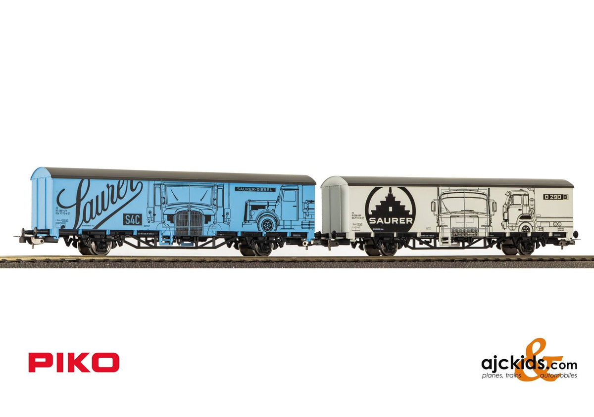 Piko 27747 2-Boxcar set Saurer SBB V
