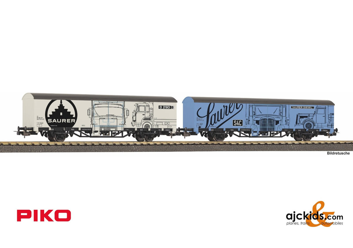 Piko 27747 2-Boxcar set Saurer SBB V