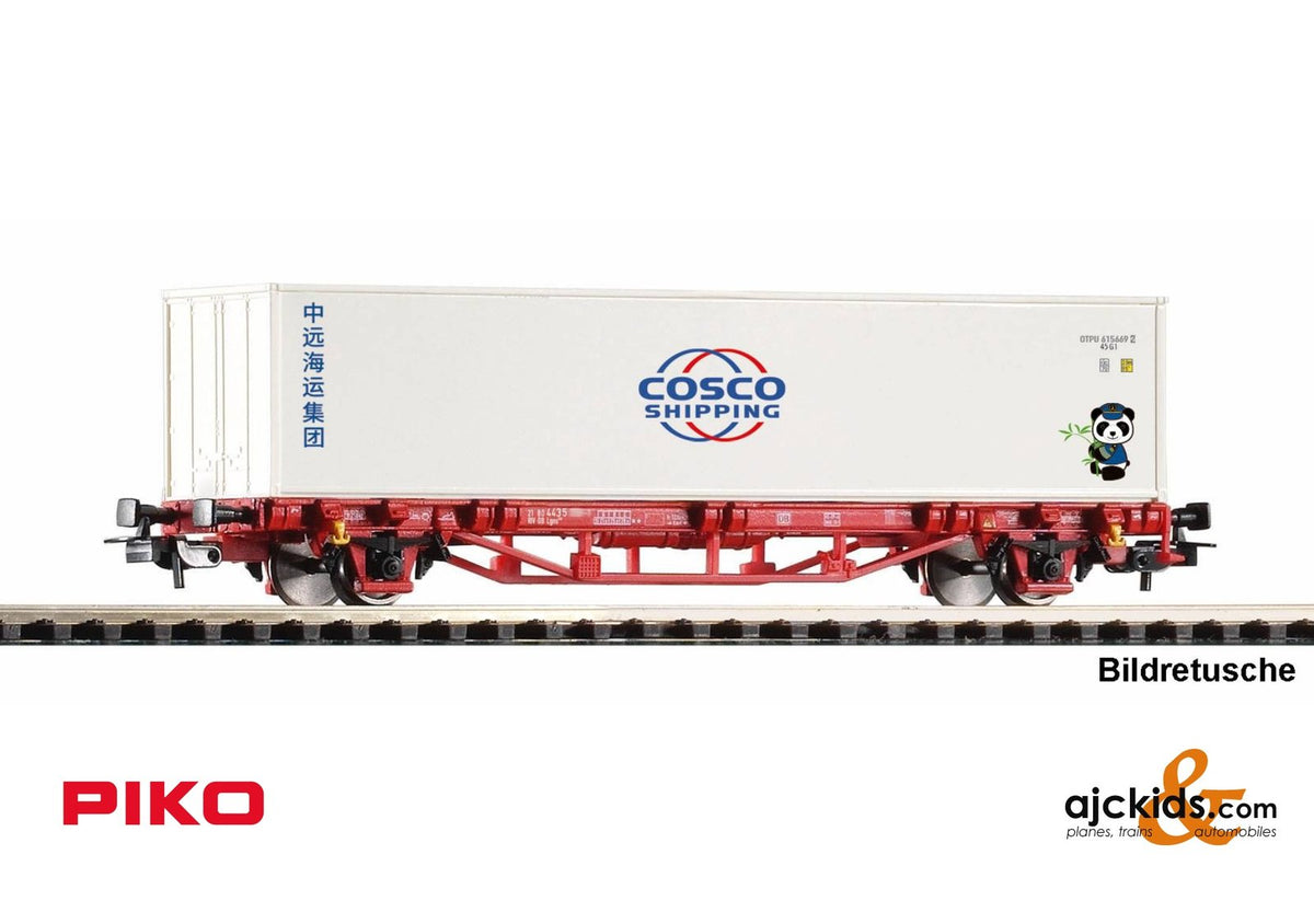 Piko 27749 Flatcar w/40' Cosco container DB VI