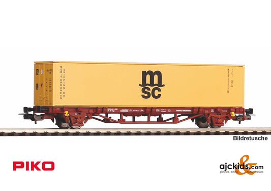Piko 27751 Flatcar w/40' MSC container FS VI