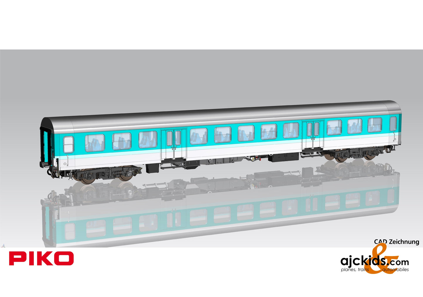 Piko 28007 - Halberstadt center-entrance carriage 1st / 2nd class DB AG V