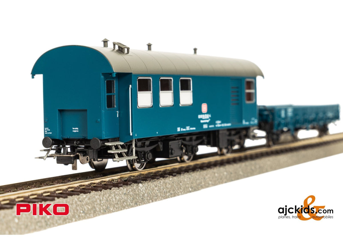 Piko 28334 2-Car M-O-W Set Baggage + Flatcar DB IV