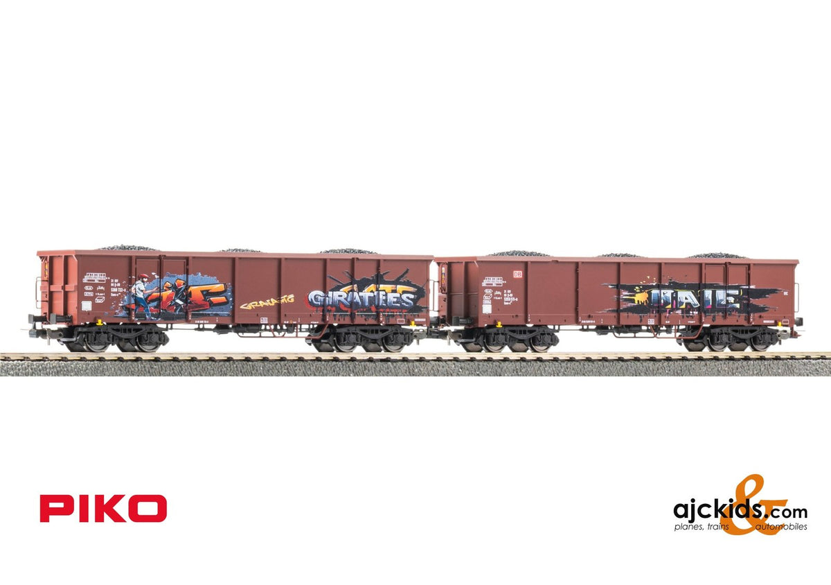 Piko 28338 Eaos 2-Gondola Set graffiti DB VI