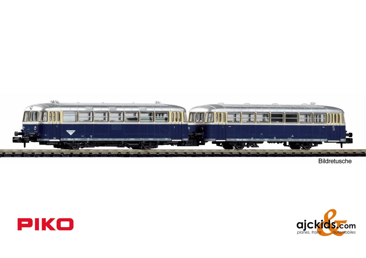 Piko 40256 N 5081 Diesel Locomotive Railbus + Trailer OBB IV
