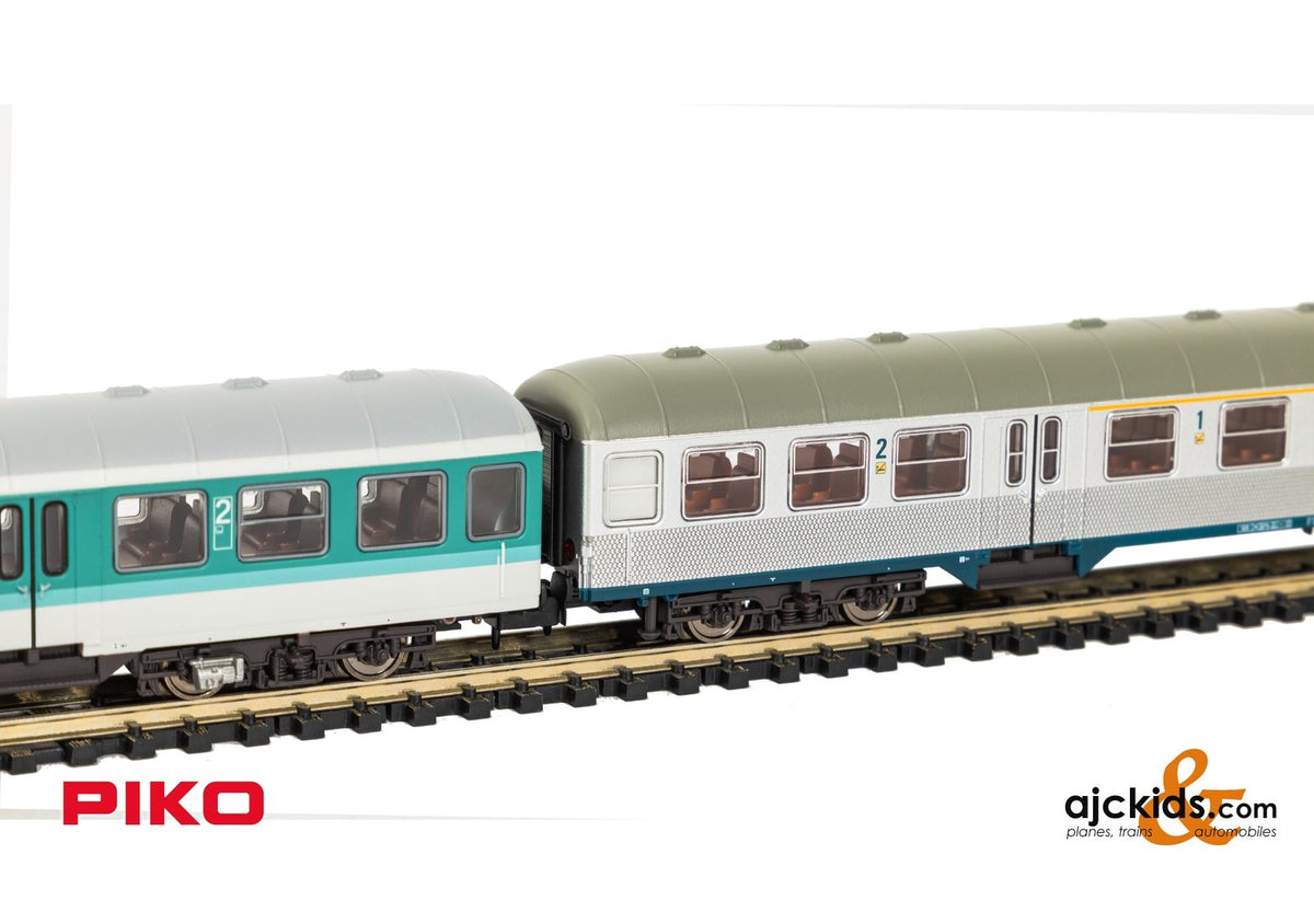 Piko 40656 N 3-Coach Set 1 mint + 2 silver DB V