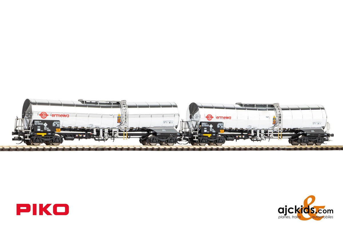 Piko 47683 TT 2-Tank Car Set Ermewa VI