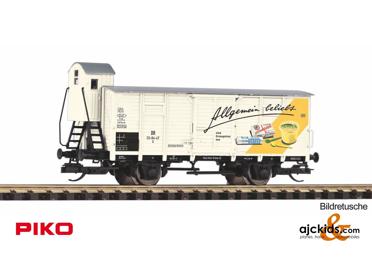 Piko 47853 TT G02 Boxcar Hexenkuss DR III