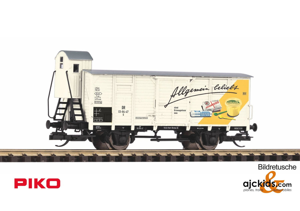 Piko 47853 TT G02 Boxcar Hexenkuss DR III