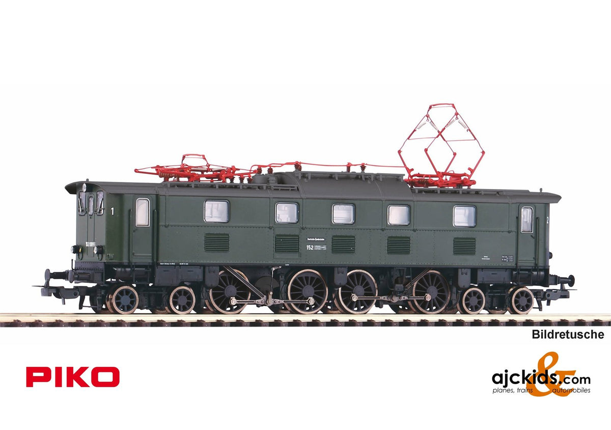 Piko 51833 E52 Electric Locomotive black chassis DB III Sound