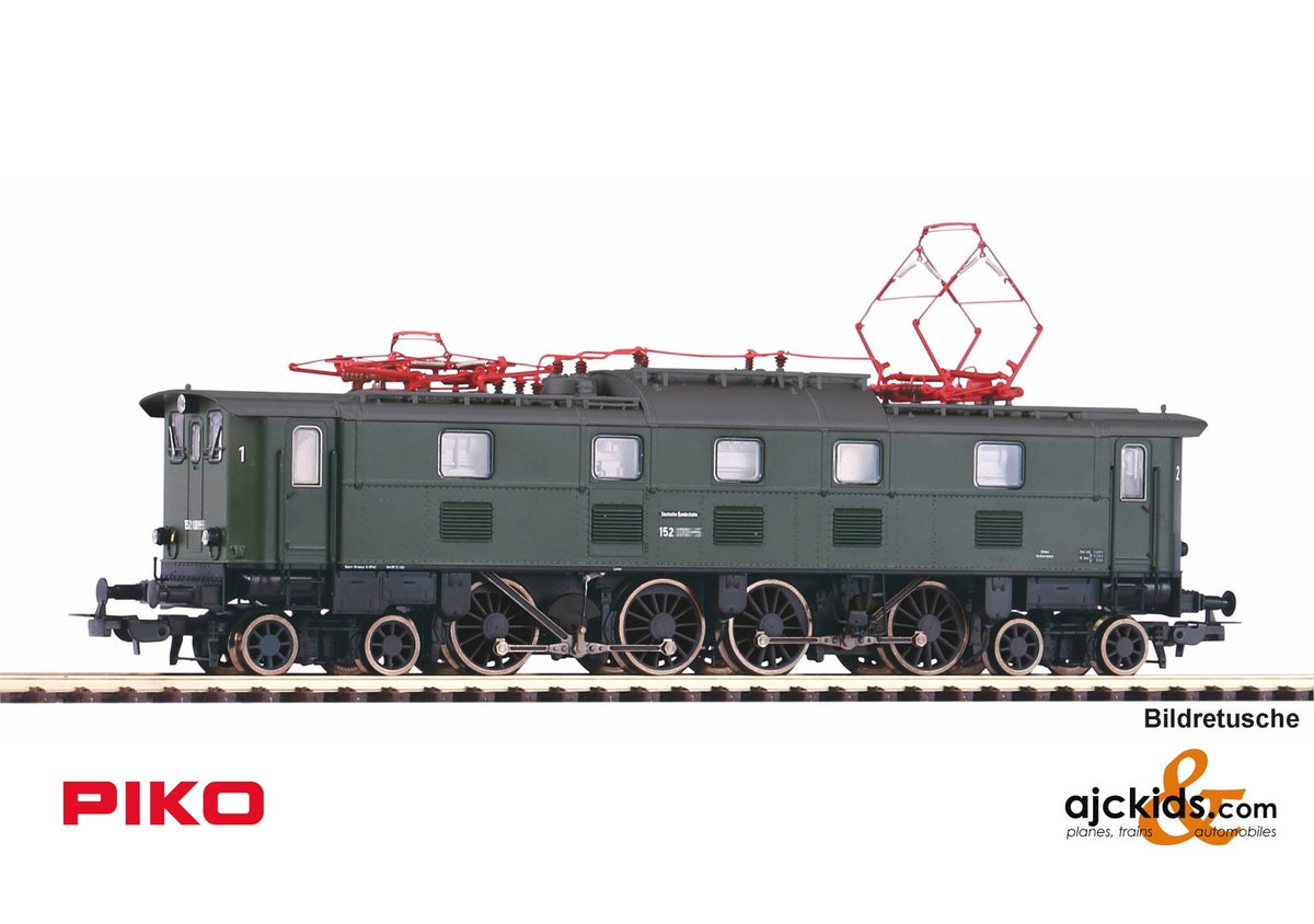 Piko 51833 E52 Electric Locomotive black chassis DB III Sound