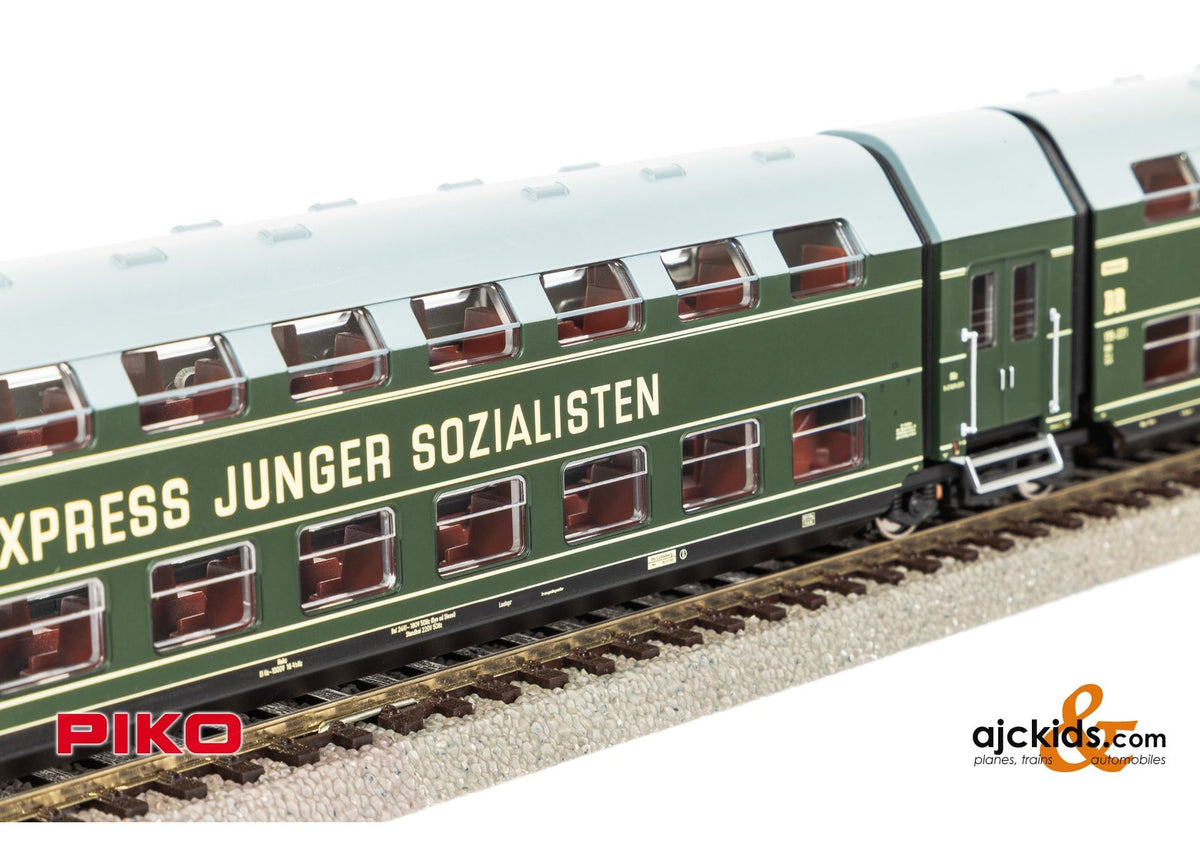 Piko 53125 DGBe12 5-part Bilevel Young Socialists DR III