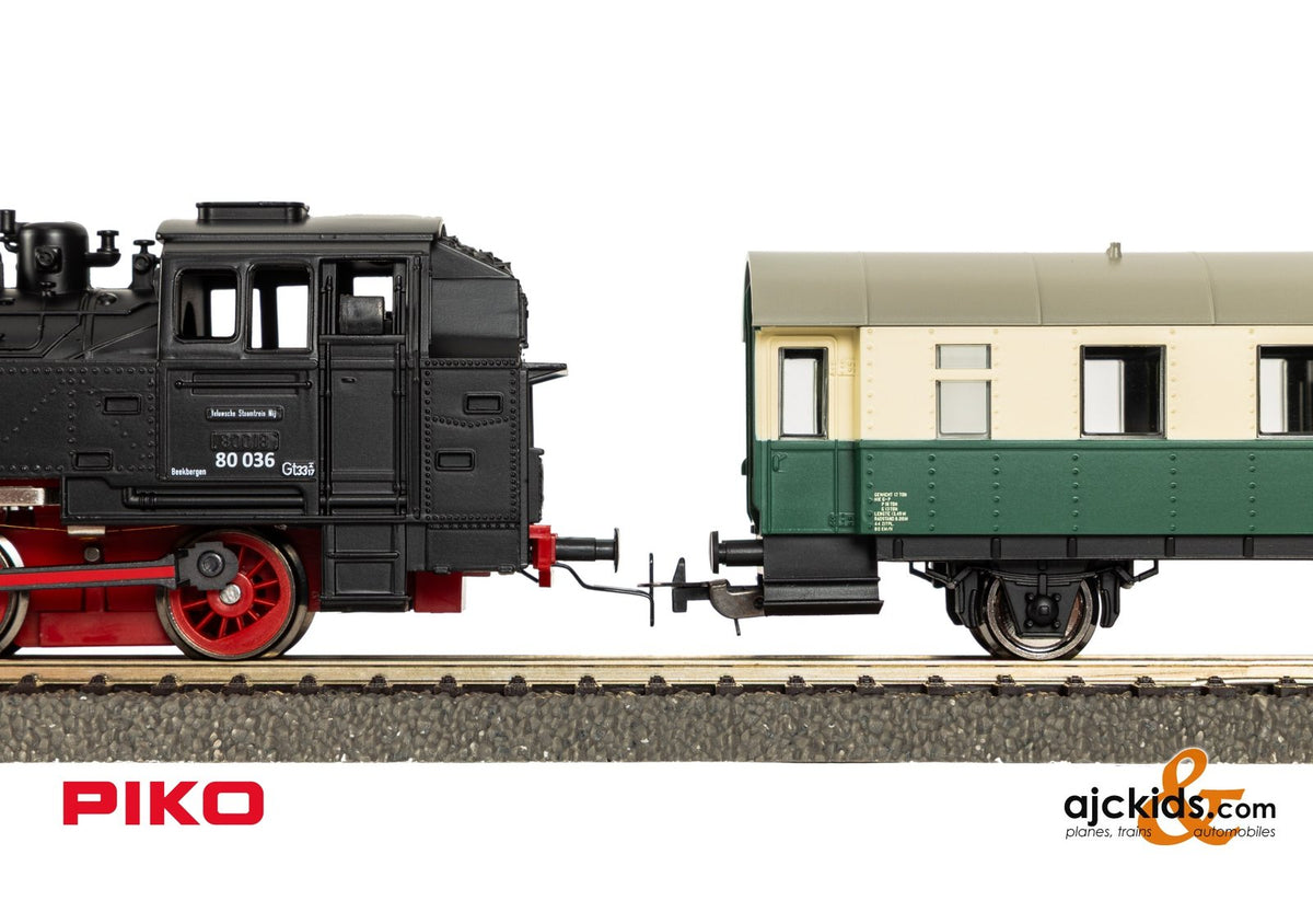 Piko 57035 NS/VSM Start Set BR80 + 2 Coaches VI