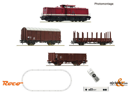 Roco 5110009 z21 start digital set class 110 and goods train