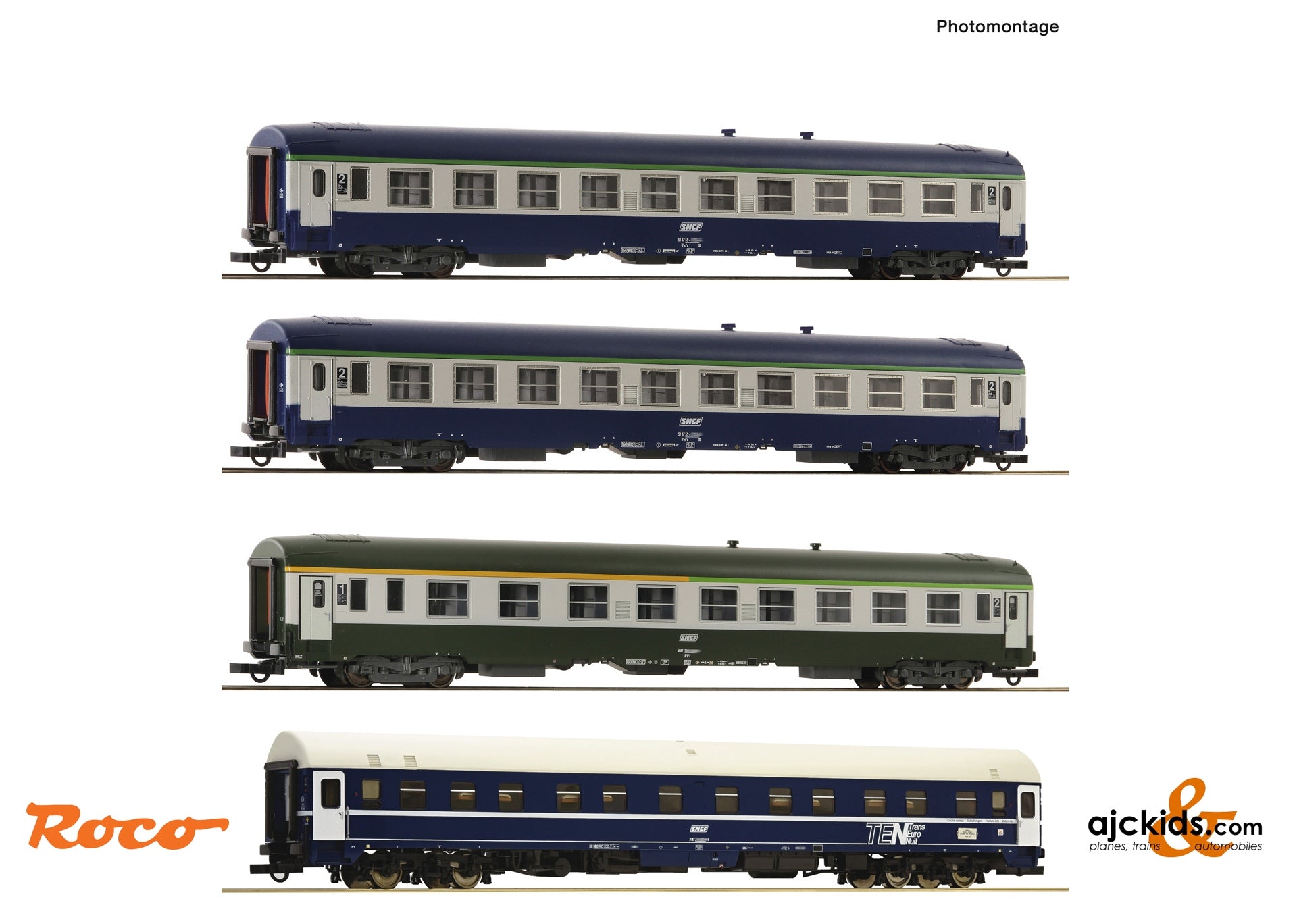 Roco 6200080 4-piece set 4: "Arlberg-Express", SNCF