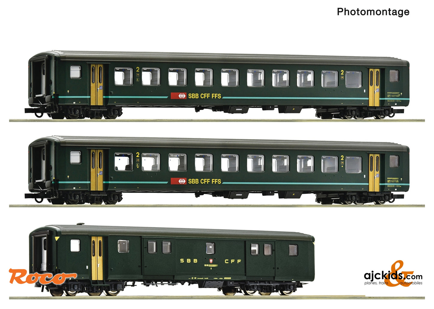 Roco 6200090 3 piece set (1): "IR 1617", SBB