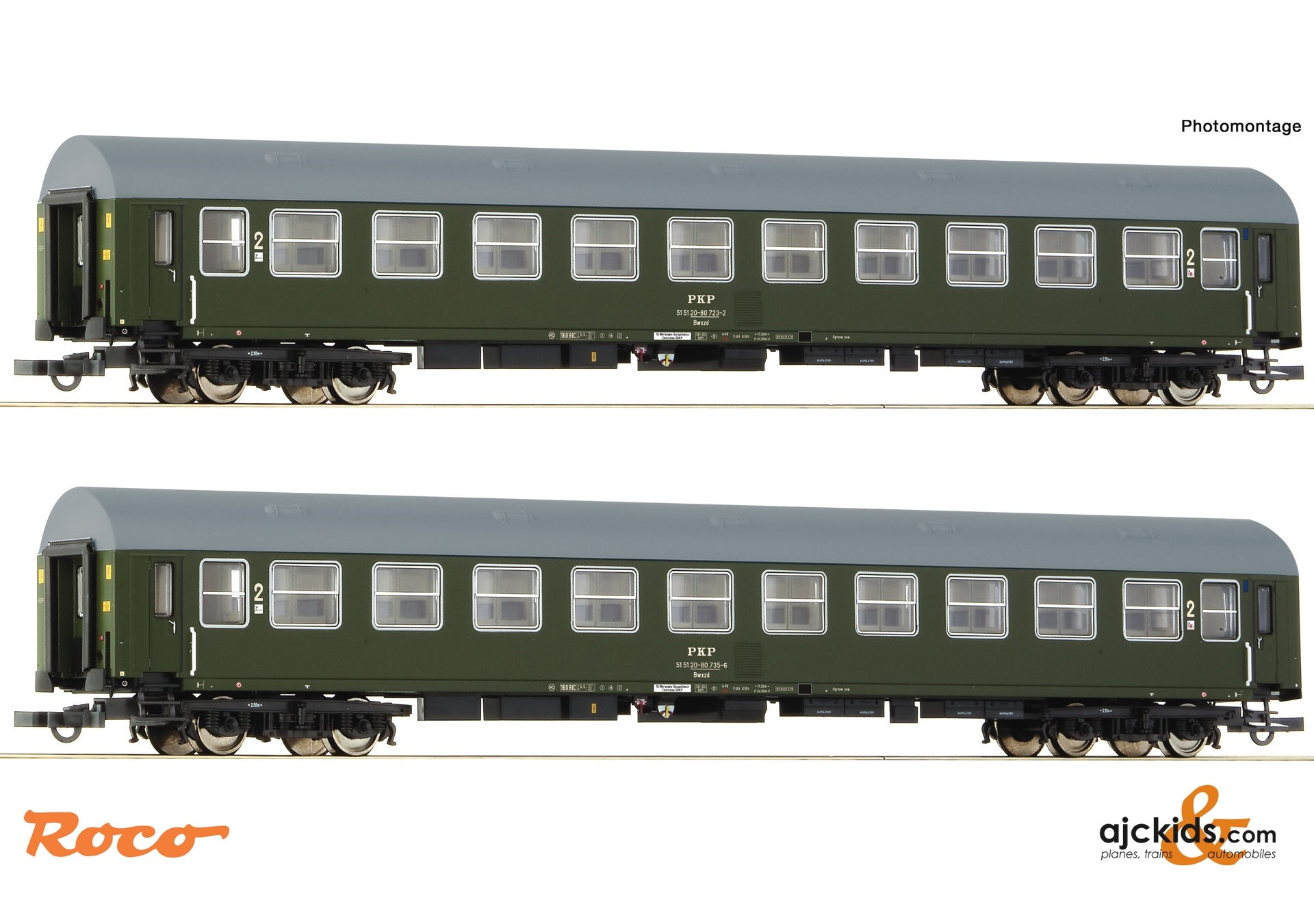 Roco 6200102 - 2-piece set: Passenger coaches – Ajckids