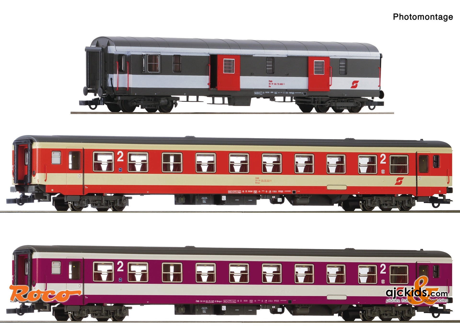 Roco 6200127 3 piece set (1): Express train "D 704", ÖBB