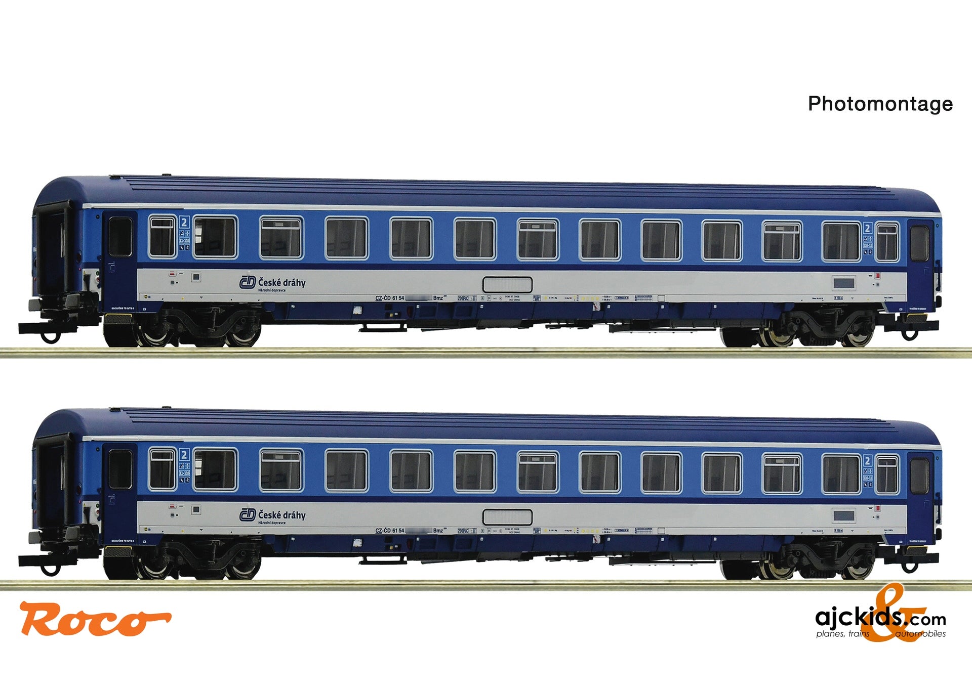 Roco 6200157 2 piece set: Eurofima coach, CD – Ajckids
